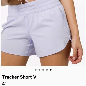 lululemon tracker short V 4”